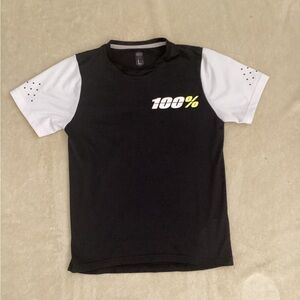 100% Boy’s Black and White Kids Jersey
